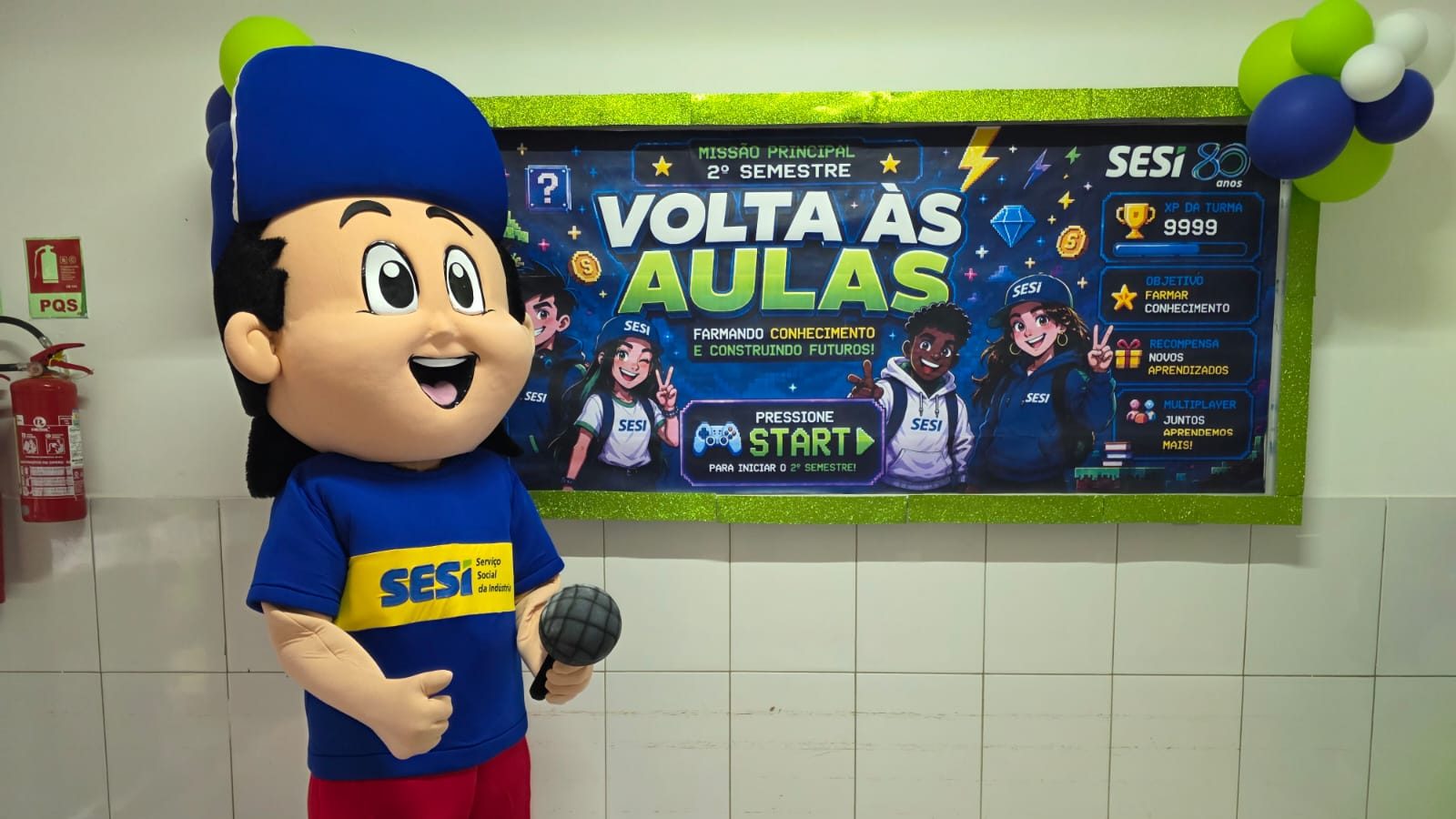 Rede SESI de Educação no RN abre segundo semestre letivo com acolhimento aos alunos e entusiasmo