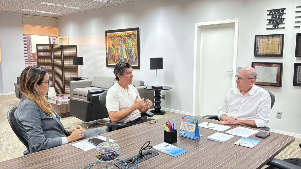SESI-RN recebe diretor-superintendente nacional para agenda de visitas e alinhamento de projetos